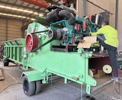 Automatic Wood Shredder Crusher Wood Chipper Processing Machine