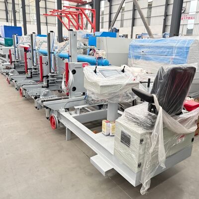 Vertical Band Saw Wood Cutting Machine MJ3210 Log Sawmill with Automatic Carriage 1060mm Wheel 30KW Motor