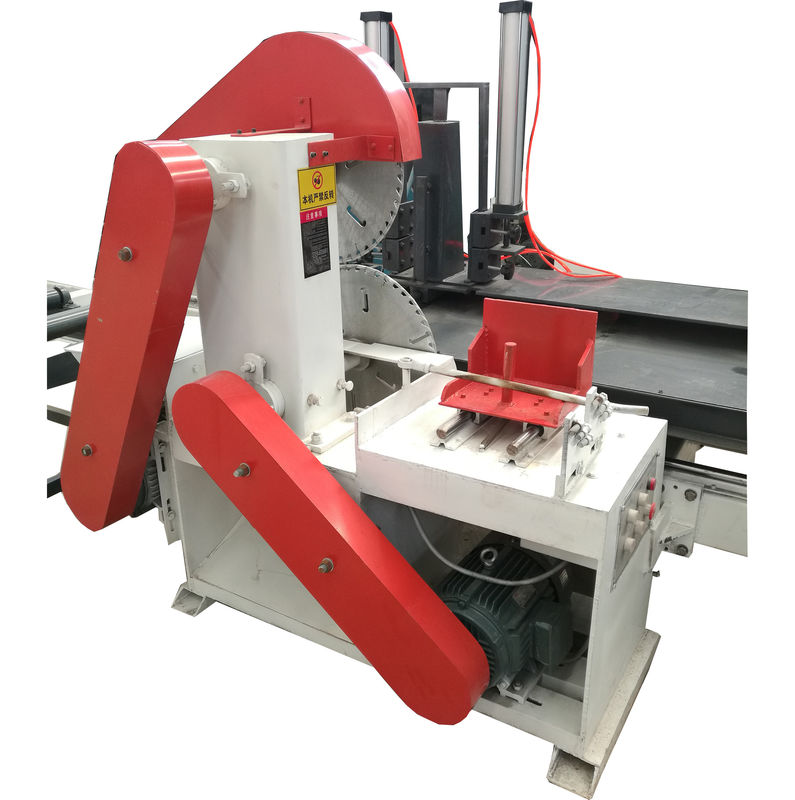 Circular Twin Blades Wood Saw Machine, Log Cutting Auto Feed Circular Sawmill