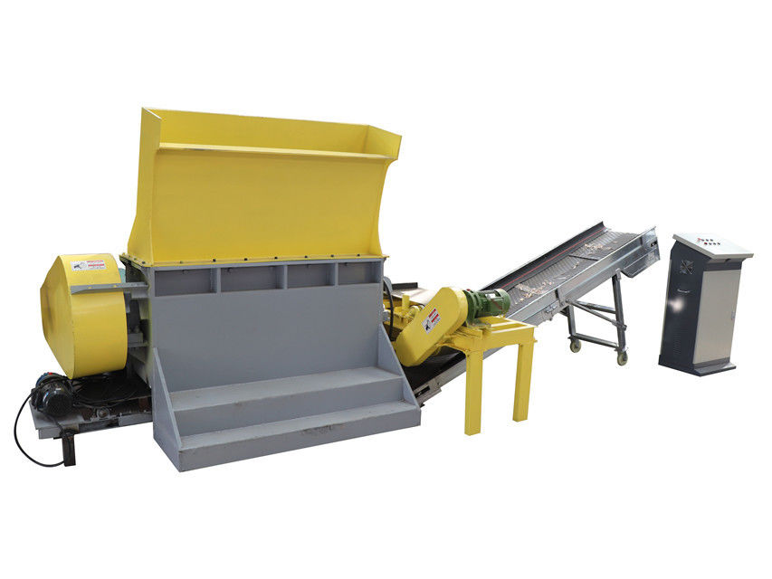 Wood Pallet Crusher 37KW Wooden Pallet Crushing Machine With Nails Out
