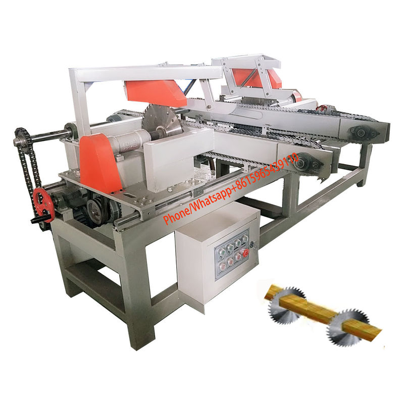 Multi End Trim Saw Machine Multi Blade Rip Saw Automatic Feeding