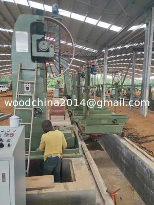 Houtbewerkingszaagmachines Hout snijden Verticale bandzaagmachine met vervoer, CNC-bandzaag