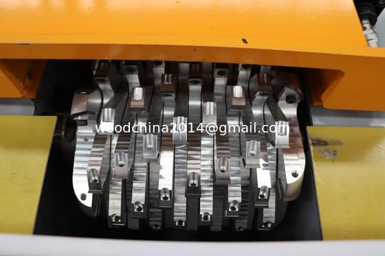 Eenkoppallet notcher legering mes hout slot freesmachine capaciteit 800pcs/uur