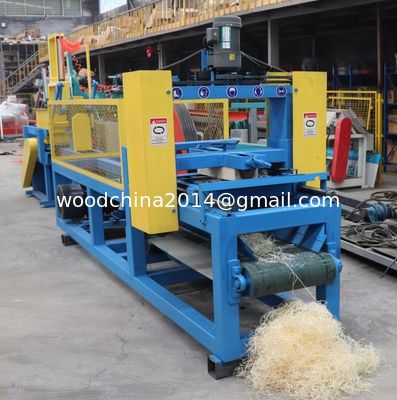 Lange 500 mm Houtwolmachine voor het verwerken van stammen