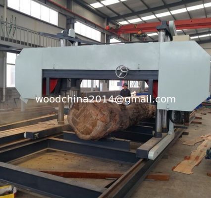 Dia 2500mm CNC Horizontale Automatische Houtbandzaagmachine Bandzaag voor Afrikaans houtsnijden