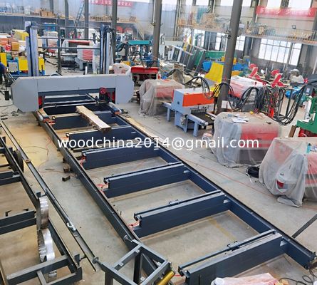 Dia 2500mm CNC Horizontale Automatische Houtbandzaagmachine Bandzaag voor Afrikaans houtsnijden