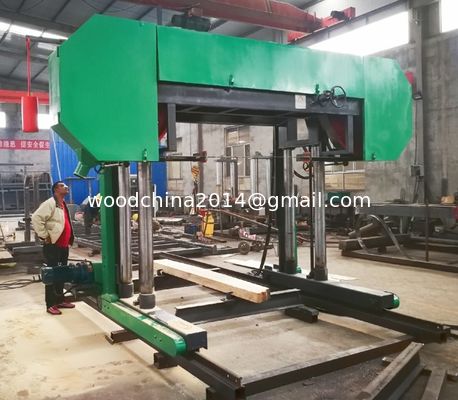 Zware houtbewerkingen Gantierbandzaagmachine Machines Big Tree Cutting Wood Sawmills