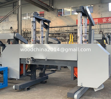 Grote horizontale breedband zaagmachine voor houtbewerkingsmachines