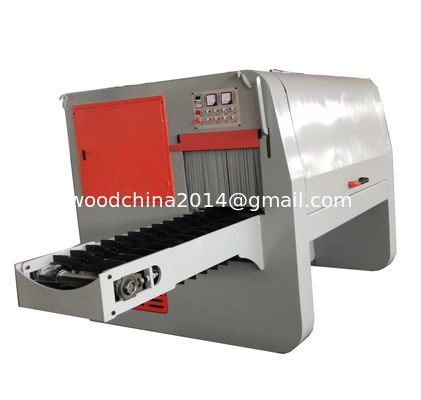 Ronde houtblok Multiple Multi Blade Rip Saw wHout snijmachine