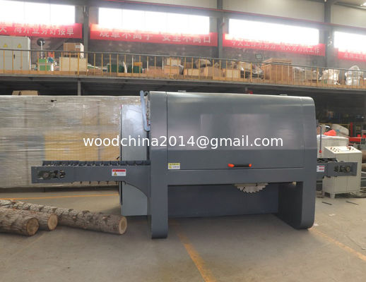 Ronde houtblok Multiple Multi Blade Rip Saw wHout snijmachine