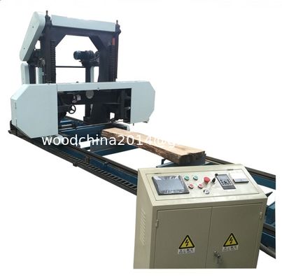 1000mm 1300mm Hout Draagbare Zagerij Elektrische Horizontale Lintzaag Bandzaagmolen met inverter voeding