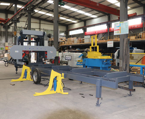 CNC draagbare bandzaagmachine voor houtzagen, automatische houtbandzaag