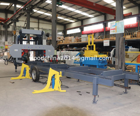 Van de diesel van de de Molen Mobiele Houten Molen Logboeklintzaag Hydraulische Houten de Bandzaagmolen voor Hout