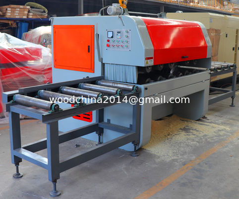 Doppelschacht Multi Blade Rip Saw Circular Sawmill voor het snijden van vierkante hout