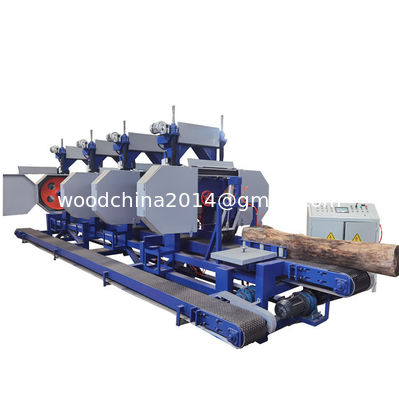 2/3/4/5/6 Hoofden Hoog snelheid Automatische Houtzaagmachine met automatisch voedingssysteem