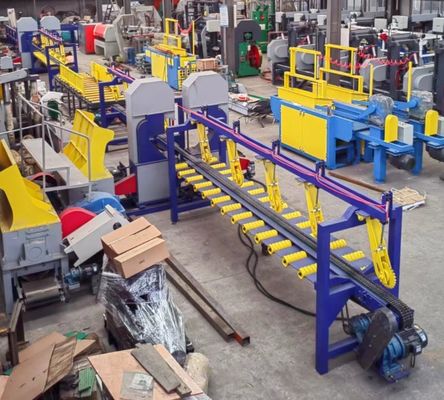 Automatische verticale tweekoppige bandzaag zaagmachine