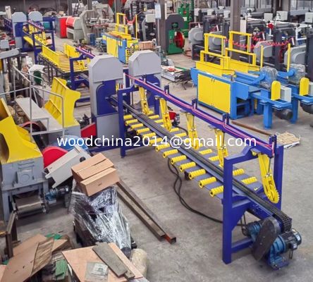 Hoogprecisie houtbewerking logzaagmachines Hout snijden Twin Verticale Band Zaagmachines