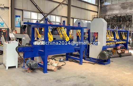 Automatische verticale tweekoppige bandzaag zaagmachine