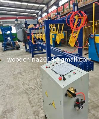 Automatische Verticale Twin Blade Saw Bandsaw Mill Machine Voor Houtbewerkingsmachines Zaagmolen