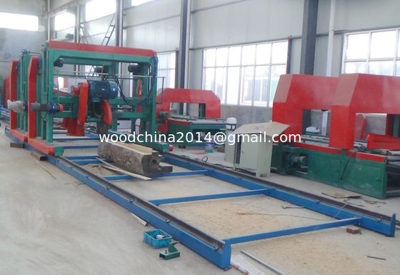 Competitieve twee-lemmen houtmolen Twin-axis cirkelzaagmachine voor vierkanten &amp; vloerverwerking