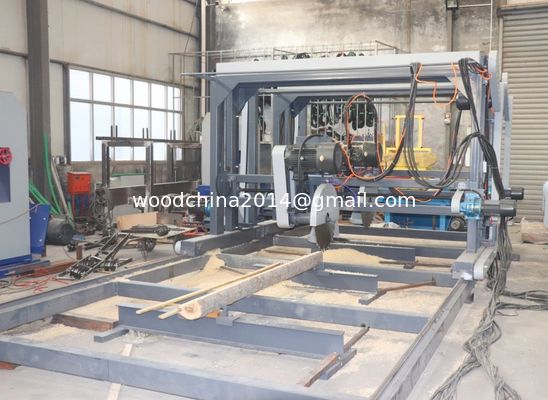 Twin Circular Blade Sawmill met volledig automatische CNC-besturing voor houtbewerking