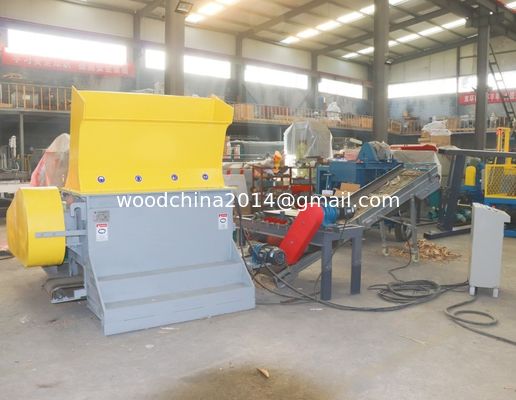 Compacte houten palletmalmachine palletsplinter met magneet voor huishoudelijke industrie