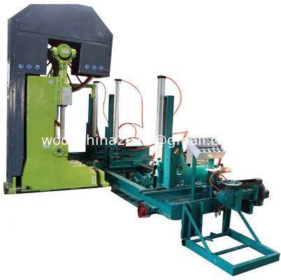 Houtbewerkingszaagmachines Hout snijden Verticale bandzaagmachine met vervoer, CNC-bandzaag