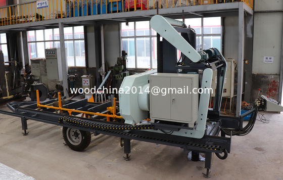 Automatische Hydraulische van de de Bandzaagmolen van de Lintzaagmachine Houten de Machine Draagbare Zaagmolen