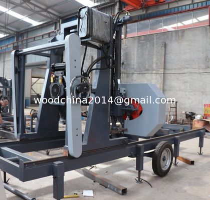 Draagbare houtsnijbandzaagzaagzaagmachine horizontale houtsnijbandzaagmachine voor houtwerkbandzaag voor houtsnijden