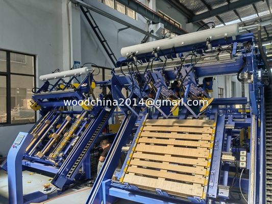 Machines voor het maken van palletblokken en palletnagelmachines