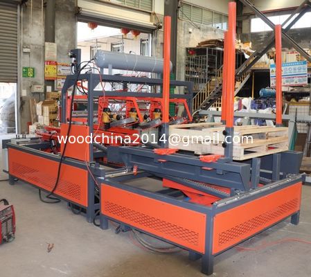 Houten Stringer Pallet Machine, Pallet Nagelende Machine, V.S. en Nationale Stijl Houten Pallets die Machine de nagelen