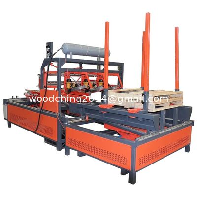 Houten pallet nagelmachine voor stringers pallet, houten pallet maken machine
