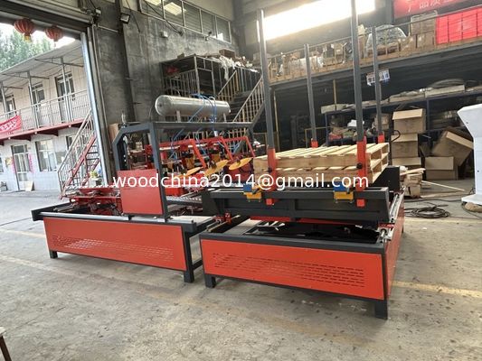 Halfautomatische Houten Pallet Nagelende Machine met houten de pallet nagelende machine van Palletizer