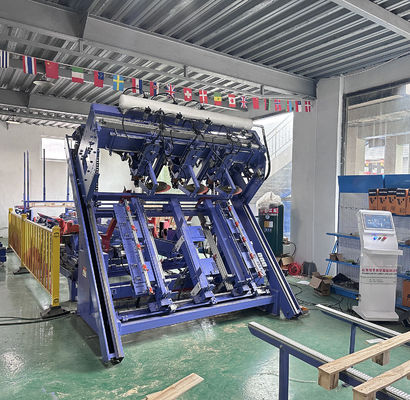 Bloktype Houten Pallet die de Nagelende Machine van de Machinepallet, Gemakkelijk te gebruiken houten palletmachine maken