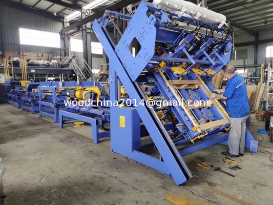 De automatische Houten Machine van de de Palletmaker van de Pallet Nagelende Machine, Automatische pallet nagelende machine met pneumatische verrichting
