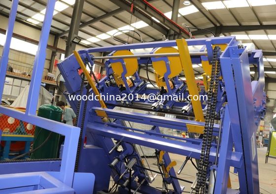 De automatische Houten Machine van de de Palletmaker van de Pallet Nagelende Machine, Automatische pallet nagelende machine met pneumatische verrichting