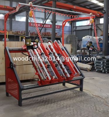 Palet houten nagelmachine, Pneumatische houten pallet nagelmachine breedte max. 3300 mm