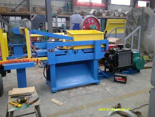 500 kg/uur Dieselmotor Hout scheermachine Automatische hout scheermachine