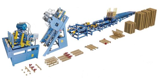 Professionele machine voor het maken van houten pallets / machine voor het maken van houten pallets