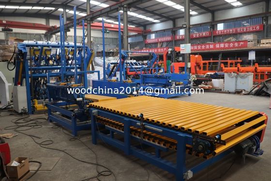 Nieuwste ontwerp Hoog efficiënte Automatische Nagel Hout Palet Maker / Euro And Stringer Palet Nailing Machine
