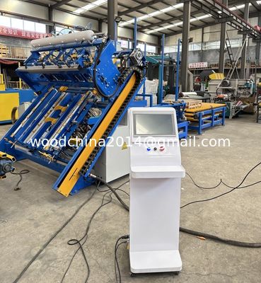Nieuwste ontwerp Hoog efficiënte Automatische Nagel Hout Palet Maker / Euro And Stringer Palet Nailing Machine
