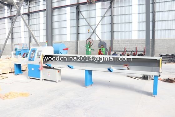 Houtpalletmachine automatische plank afgesneden zaagmachine Siemens PLC aanraakscherm
