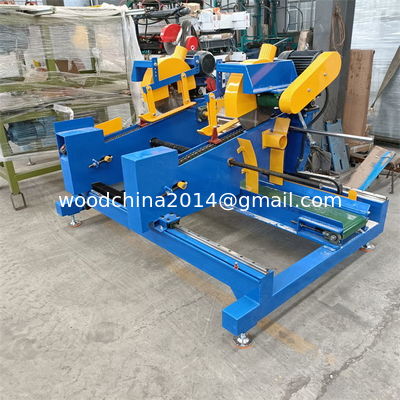 Professionele houten palletmachine automatische dubbel eind behang kruissnijzaag
