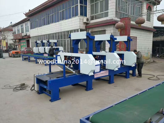 De veelvoudige Hoofden Horizontale Band Resaw Machine/6-de lintzaagmolen van het hoofdenhouthakken