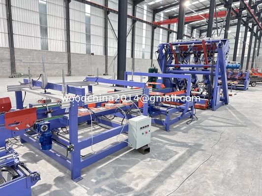 Automatische Euro Block Hout Palet Nailing Productie Lijn Automatische Lijn Voor Europese Palet Maker