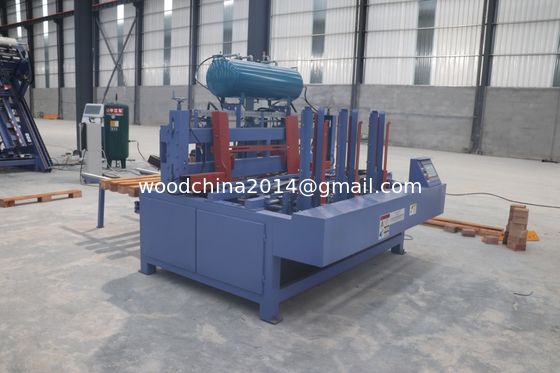 Euro Wood Block Palet Maker 4 Stringer met stacker Palet Nailer Assembly System