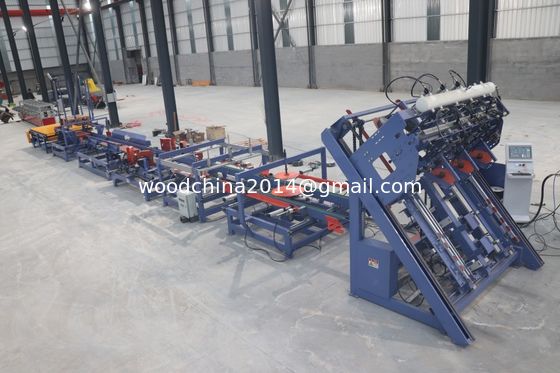 Euro Wood Block Palet Maker 4 Stringer met stacker Palet Nailer Assembly System