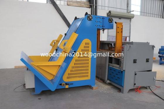 Houtpallet Stringer Notcher Machine met automatisch voedingssysteem te koop