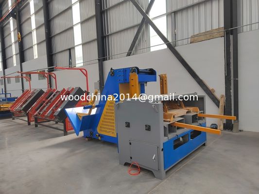 Houtpallet Stringer Notcher Machine met automatisch voedingssysteem te koop