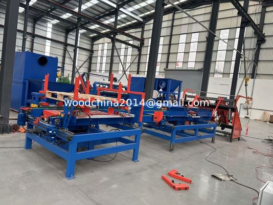 400 pallets/Day Pallet Assembling Machine Euro Sawdust Blocks Pallet Nailing Machine